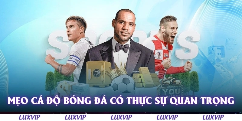 Mẹo Cá Độ Bóng Đá - Cứu Cánh Cá Cược Thể Thao Dành Cho Thành Viên Mới 1 Mẹo cá độ bóng đá có thực sự quan trọng?